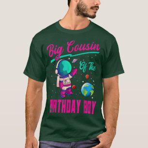 Big Cousin Of The Birthday Boy Space Party Planet T-Shirt