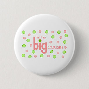 Big cousin polkadot T-shirt 6 Cm Round Badge