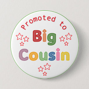 Big Cousin pregnancy announcement badge 