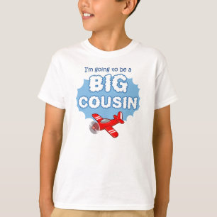Big Cousin to be - Aeroplane announcement T-Shirt