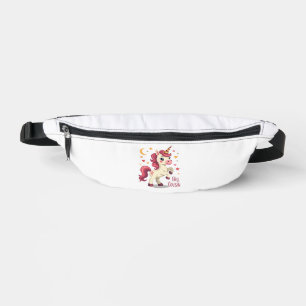 Big Cousin Unicorn Vintage Cute Kids Typography De Bum Bags