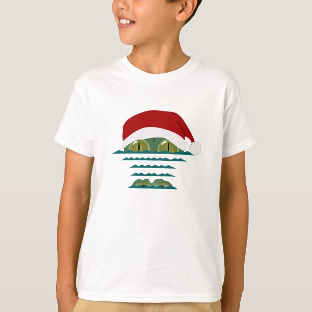 Big Croc Christmas Kids Tshirt (Front)
