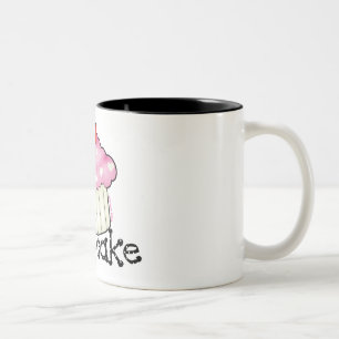 Big Cupcake Two-Tone Coffee Mug