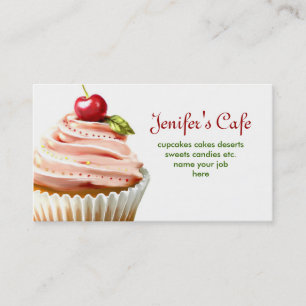 big cupcakes business card
