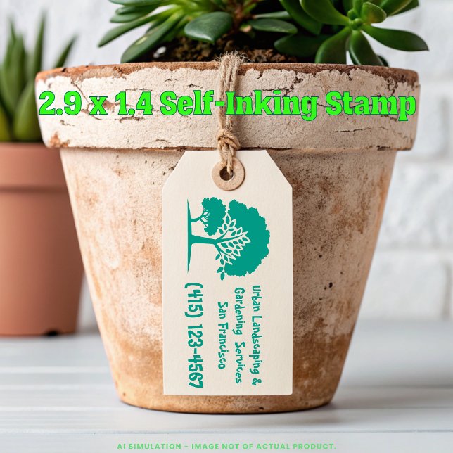 Big Customisable Landscaping Services Trodat 4926 Self-inking Stamp (Creator Uploaded)