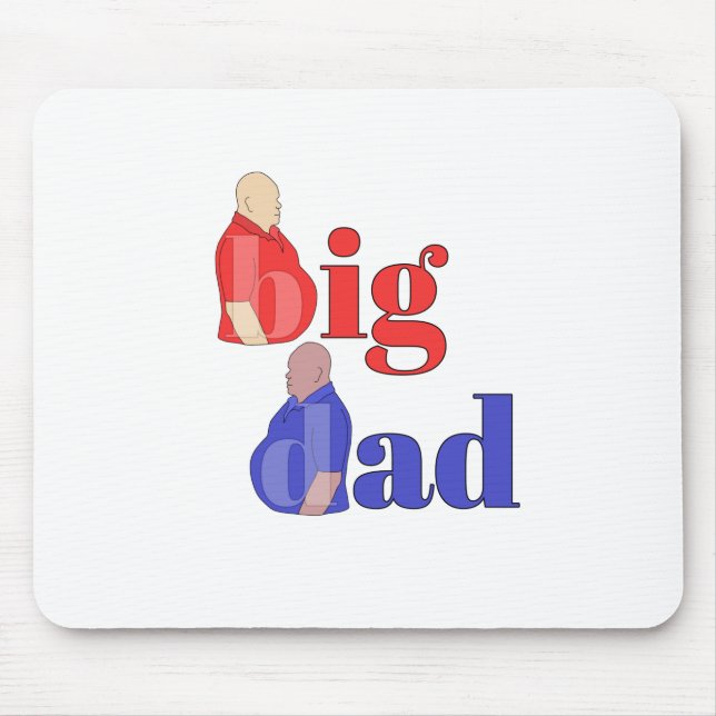 Big Dad Mouse Mat (Front)