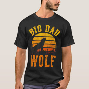 Big Dad Wolf Funny Outdoor Camping Lover Father's T-Shirt