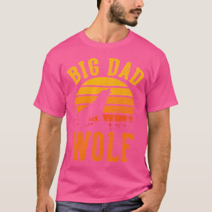 Big Dad Wolf Funny Outdoor Camping Lover Father'S T-Shirt