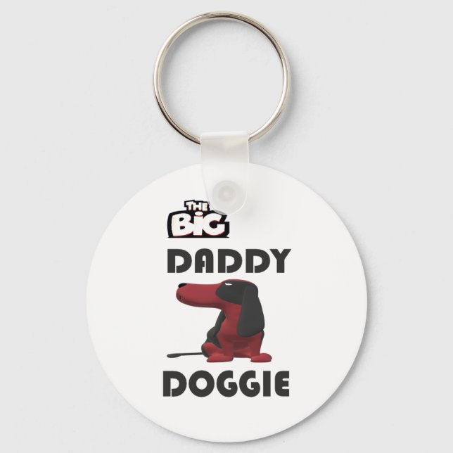Big daddy dog hello key ring (Front)