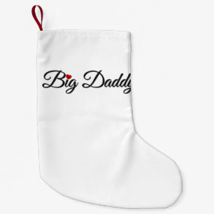 Big Daddy Small Christmas Stocking