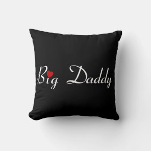 Big Daddy with Red Heart Cushion