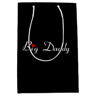 Big Daddy with Red Heart Medium Gift Bag