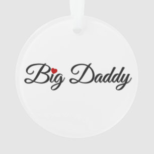 Big Daddy with Red Heart Ornament
