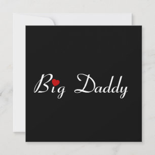 Big Daddy with Red Note Cards