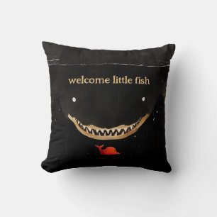 Big Dark Shark Cushion