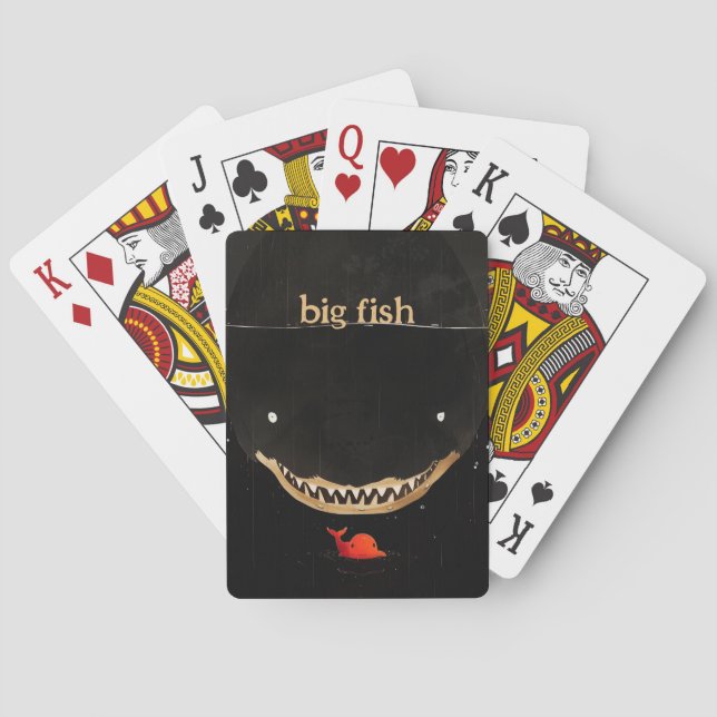 Big Dark Shark Playing Cards (Back)