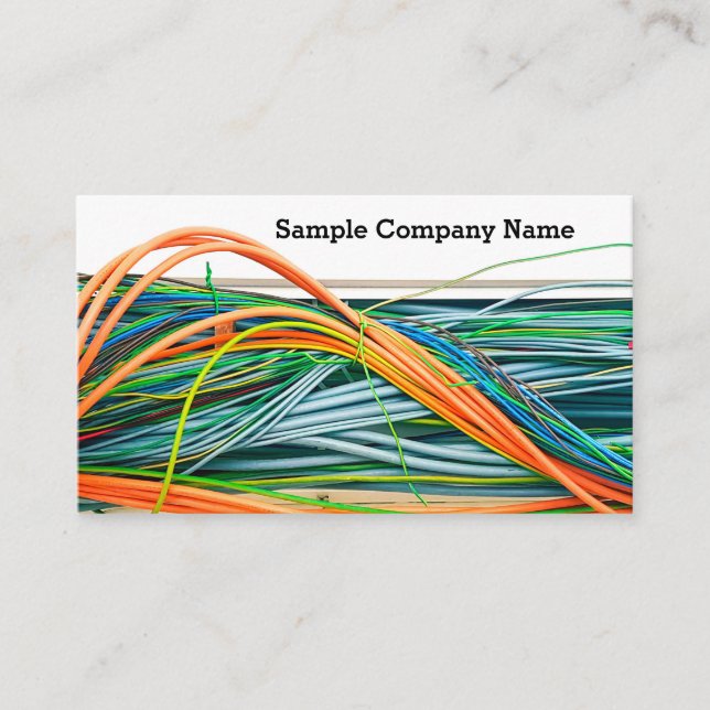 Big Data Analyst Consulting Firm Business Card (Front)