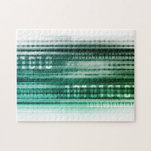 Big Data and Cloud Computing Jigsaw Puzzle (Horizontal)