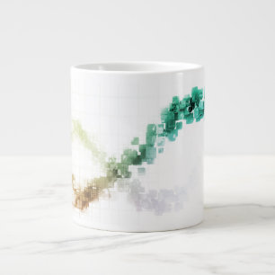Big Data Visualisation Analytics Technology Large Coffee Mug