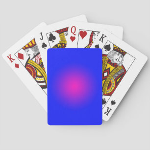 Big Day for the Blue and Magenta Playing Cards