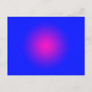 Big Day for the Blue and Magenta   Postcard
