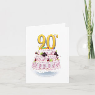 Big Day Milestones 90 - Birthday Card