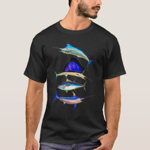 Big Deep Sea Sport Fish Marlin Swordfish Sailfish  T-Shirt