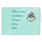 Big Diamond Card for any occasion- customise