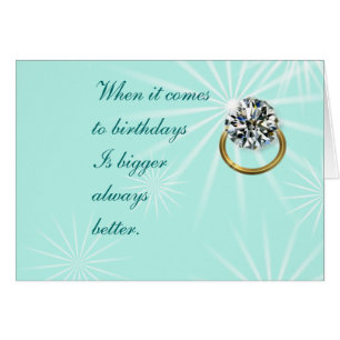 Big Diamond Card for any occasion- customise