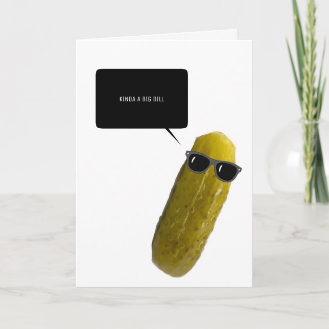 BIG DILL CONGRATS CARD (Front)