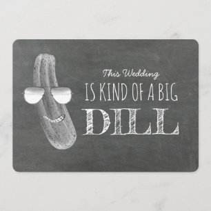 Big Dill Funny Bridesmaid Proposal Invitation