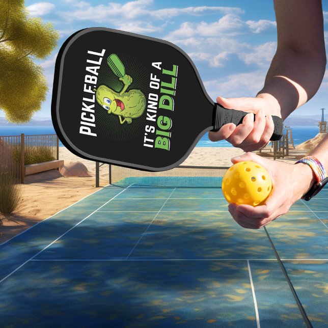 Big Dill Funny Pickle  Pickleball Paddle (Creator Uploaded)