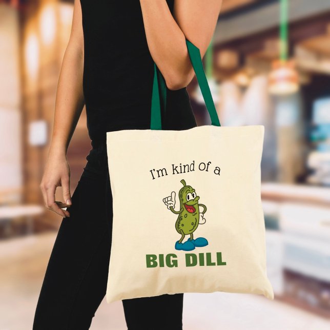 Big Dill Pickle Pun Budget Tote (Creator Uploaded)