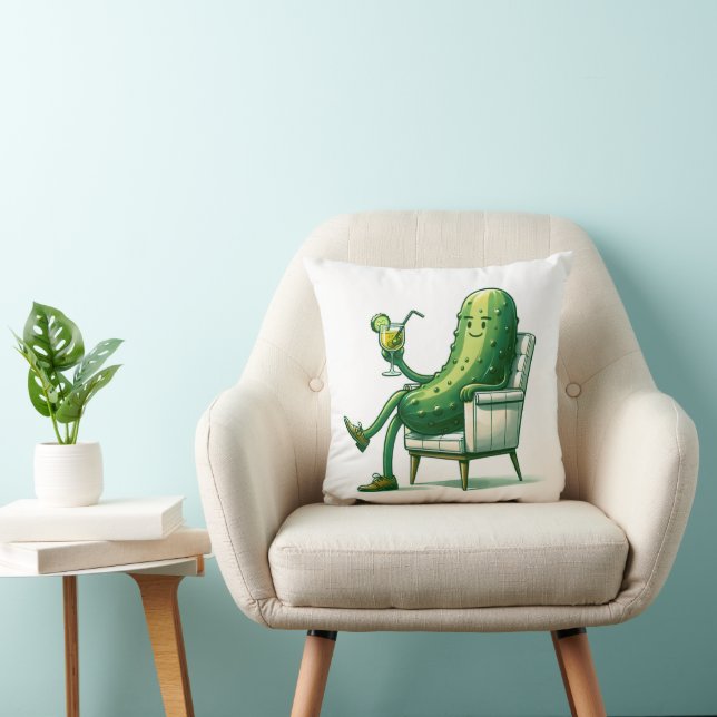 Big Dill Pickle With a Cocktail Cushion (Chair)