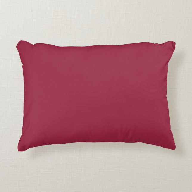 Big dip o’ruby  (solid colour) decorative cushion (Front)