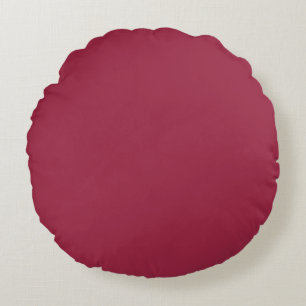 Big dip o’ruby (solid colour) round cushion