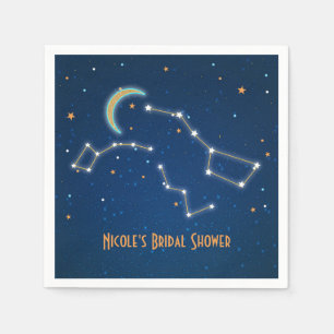 Big Dipper Star Gazing Constellation Celestial Napkin