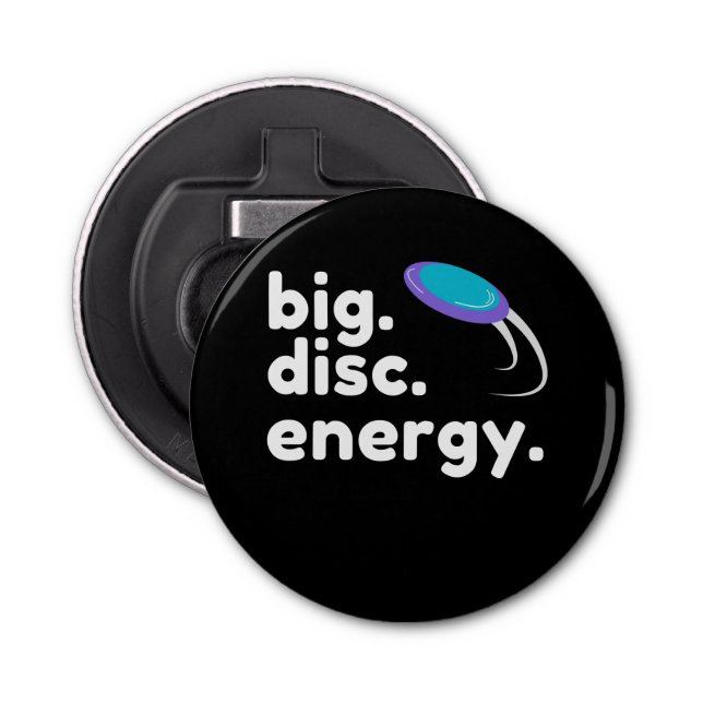 big. disc. energy. (light) Classic T-Shirt Bottle Opener (Front)