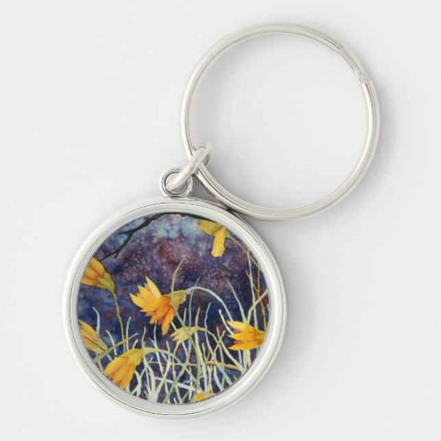 "Big Ditch Lilly" Floral Keychain (Front)
