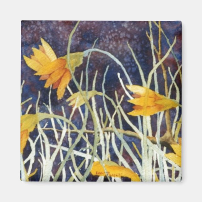 "Big Ditch Lily"  Floral Magnet (Front)
