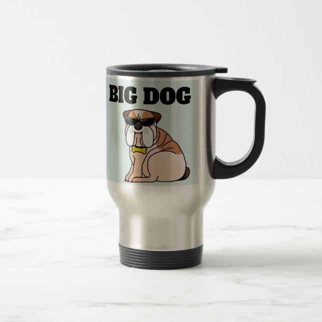 BIG DOG DOG TRAVEL COFFEE MUGS (Right)