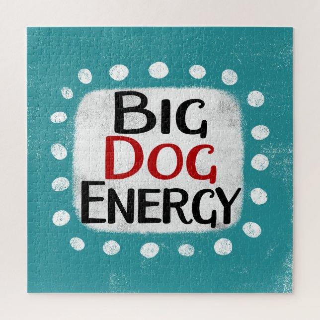 Big Dog Energy Jigsaw Puzzle (Vertical)