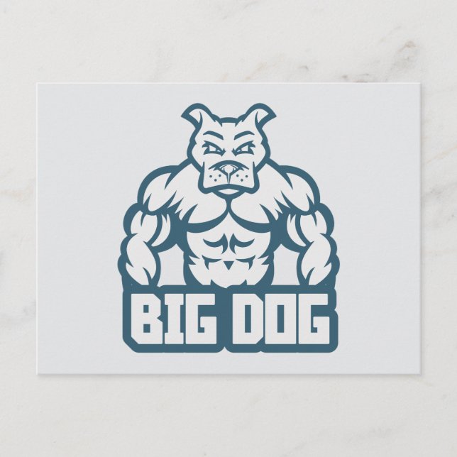 Big Dog Postcard (Front)