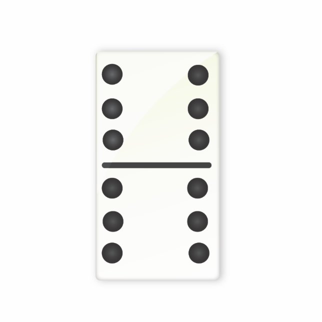 Big Domino Standing Photo Sculpture (Front)