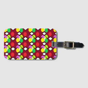 BIG DOT COLORS IN A PATTERN FAIRLY BRIGHT LUGGAGE TAG