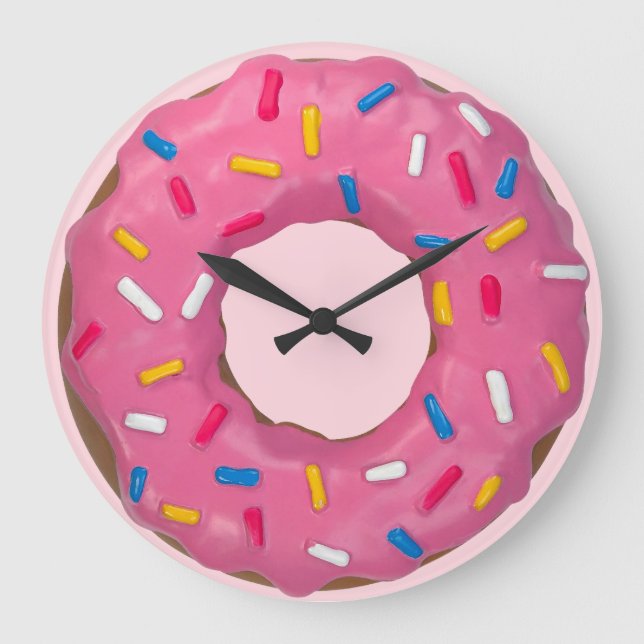 Big Doughnut Large Clock (Front)