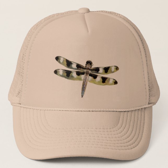 Big Dragonfly with Wings Out Trucker Hat (Front)