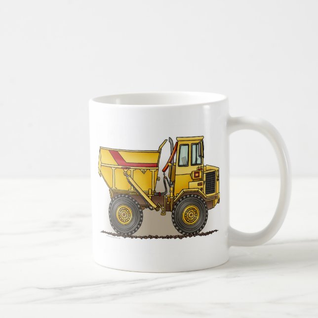 Big Dump Truck Coffee Mug (Right)