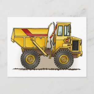 Big Dump Truck Post Card