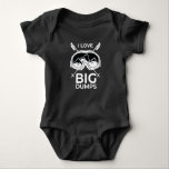 Big Dumps Skiing Winter Sports Baby Bodysuit<br><div class="desc">You are a skier with skis in winter mizt snow and ski slope? Then this skiing saying design is just right for every winter sportsman with skis. Ideal gift for christmas,  birthday.</div>